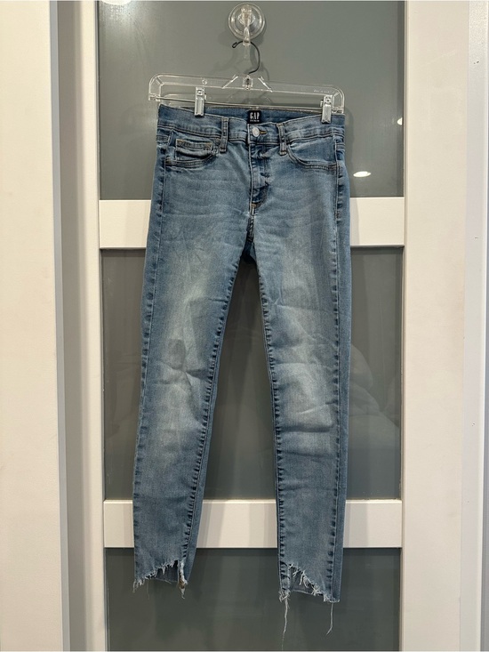GAP Denim - GAP Light Blue Raw-Hem Jeggings Skinny Jeans